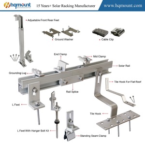Système de <span class=keywords><strong>fixation</strong></span> solaire pour toitures à pente en tuiles romaines - Product Image 1