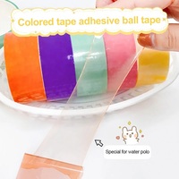 Cinta Adhesiva Acrílica Transparente BOPP, Cinta Nano Elástica, Flexible, Impermeable, para Manualidades Infantiles, Directo de Fábrica