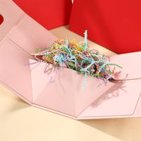 Boîte pliante monobloc à fermeture magnétique triangulaire, en papier découpé uni, impression personnalisée, pour cadeaux de mariage, d'anniversaire, ou comme étui à bougies