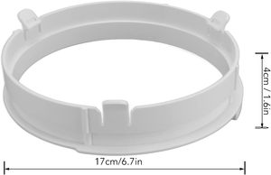 Coupleur <span class=keywords><strong>de</strong></span> <span class=keywords><strong>tuyau</strong></span> d'échappement d'interface blanche réglable en ABS Pièces <span class=keywords><strong>de</strong></span> climatiseur domestique portables avec connexion <span class=keywords><strong>de</strong></span> <span class=keywords><strong>tuyau</strong></span> d'échappement stable - Product Image 2