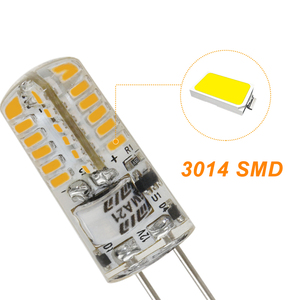 หลอดไฟ LED G4 แบบ Bi-Pin 1.6W 48LED 150-170LM เซรามิก AC DC 12V SMD CE ETL RoHS 15000H รับประกัน 2 ปี สำหรับโคมไฟระย้าในอาคาร - Product Image 1