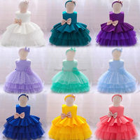 Soldes Exceptionnelles : Robe de Princesse Imprimée Directement de l'Usine pour Filles, Robe de Cérémonie Enfant à Manches Bouffantes en Tulle Multi-Couches pour Anniversaire et Fête