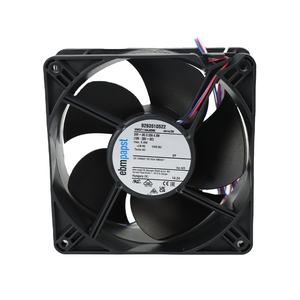 Ventilador axial de refrigeración con rodamiento de bolas ebmpapst 4414/2N-522 DC 119x119x38mm 24V DC 3650rpm 205m/h 9293510522 - Product Image 1