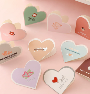 Cartes <span class=keywords><strong>de</strong></span> remerciement personnalisées, mini-cartes d'<span class=keywords><strong>anniversaire</strong></span> universelles pour les fêtes, la Saint-Valentin, jolies cartes <span class=keywords><strong>de</strong></span> vœux <span class=keywords><strong>de</strong></span> dessin animé avec enveloppe - Product Image 5