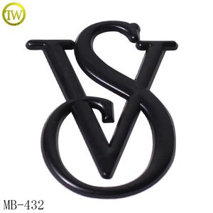 Accessori per Borse con Etichette Arcobaleno, Design con Logo Floreale Traforato, Targhette con Nome del Marchio per Articoli in Pelle e Bagagli - Product Image 6