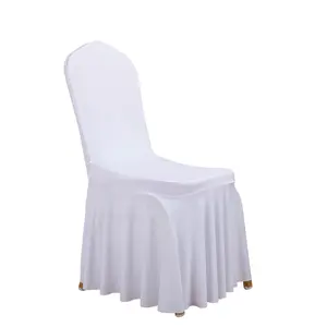 Super Fit Stretch Spandex Dining Banquet Chair Cover for Hotel and Wedding Ceremony