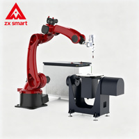 Bras robotisé avec système de soudage intelligent, solution d'automatisation de soudage robotique industrielle articulée à 6 axes