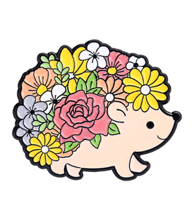 Металлические Булавки в виде кота ежика, животных, броши в виде лягушки, гриба, значки на лацкан, милая мягкая эмалированная булавка, оптовая продажа - Product Image 2