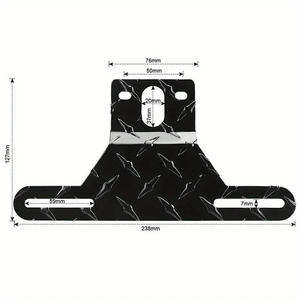 Support de <span class=keywords><strong>plaque</strong></span> d'<span class=keywords><strong>immatriculation</strong></span> en alliage d'aluminium pour remorque de camion Support de <span class=keywords><strong>plaque</strong></span> d'<span class=keywords><strong>immatriculation</strong></span> pour <span class=keywords><strong>tracteur</strong></span> RV - Product Image 1
