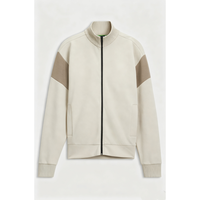 Ensemble de survêtement bicolore personnalisé pour homme : veste zippée et pantalon de jogging pour le sport quotidien décontracté, toutes saisons, streetwear, support OEM