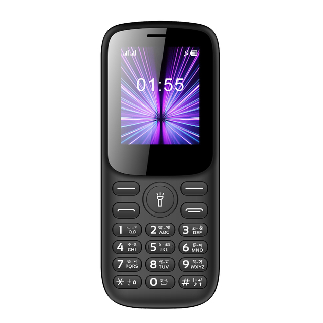 Custom Cheap Linux Dual SIM Feature Phone with Spanish/German Support for Africa South Asia Latin America OEM