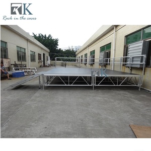 Ferias comerciales Escenario Durable Modular Escenario Pantalla Seguridad con barandilla - Product Image 4