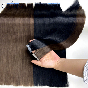 Estensioni per capelli umani con nastro biadesivo 4K all'ingrosso, 100% veri capelli grezzi giapponesi con cuticole allineate, forniture per extension con nastro - Product Image 1