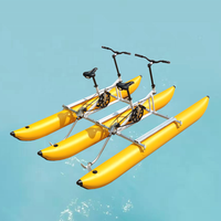 Vélo aquatique gonflable en aluminium pour deux personnes, design coloré pour les activités de loisirs estivales, certifié CE, jusqu'à 5 passagers
