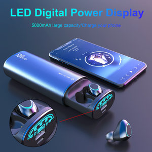 <span class=keywords><strong>K100</strong></span>-écouteurs sans fil TWS, casque de jeu BT électrostatique, oreillettes étanches, avec batterie portable 2022 mAh, nouvelle collection 5000 - Product Image 2