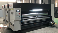 Máquina de Fabricación de Cartón Corrugado con Alimentador de Cadena, Impresión Flexográfica, Ranurado y Troquelado Rotatorio RS4 Slotter