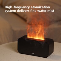 Difusor de Aroma con Simulación de Llama y Temporizador, Difusor de Fragancia para el Hogar con Alimentación USB, Pequeño Electrodoméstico de Escritorio, Colorido