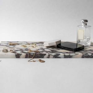 <span class=keywords><strong>Plateau</strong></span> en marbre moderne <span class=keywords><strong>de</strong></span> style scandinave Bostone Calacatta violet pierre naturelle <span class=keywords><strong>plateau</strong></span> unique ornement salon - Product Image 5