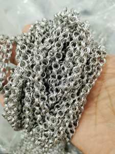 Diamètre 3mm/4/5/6 haute qualité en acier inoxydable 316L anneau brillant cercle fermé chaînes de Style <span class=keywords><strong>Chino</strong></span>, plusieurs tailles en OPTION - Product Image 5