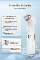 Masseur facial et oculaire chaud et froid avec vibration, anti-rides et anti-cernes, appareil sans fil portable