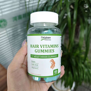 Gummies à la vitamine C, à la baie de sureau, à la biotine, au vinaigre de cidre, au collagène, à la vitamine pour les cheveux, 1500 mg de zinc - Product Image 2