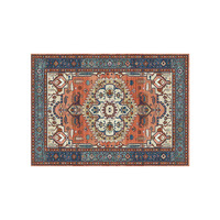 Tapis de luxe modernes à motifs abstraits, en velours cristal doux et moelleux, grand tapis antidérapant, collection Sky pour salon