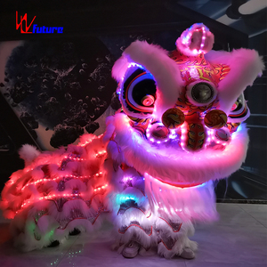Costume de <span class=keywords><strong>danse</strong></span> du lion traditionnel chinois programmable pour le Nouvel An chinois, spectacle de <span class=keywords><strong>danse</strong></span> du lion, tenue de performance, <span class=keywords><strong>danse</strong></span> du lion <span class=keywords><strong>folklorique</strong></span> - Product Image 5