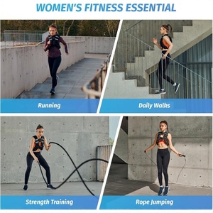 Chaleco con Peso para Ejercicio al Aire Libre, Ropa Pesada, Brazalete con Cuentas de Hierro Reflectantes, para Correr, Deportes al Aire Libre - Product Image 4