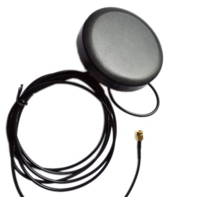 Iridium Waterproof Screw Mount 1616-1626mhz 80*13mm Puck Passive Outdoor Antenna With Cable