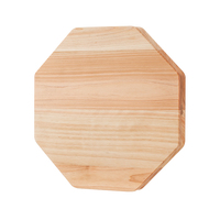 SHIMOYAMA מצולע Hinoki כל עץ ירקות פירות ארוחת בוקר קרש חיתוך חיתוך עבה למטבח
