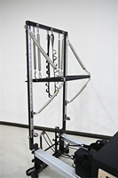 Equipo de Pilates Reformer de Aleación de Aluminio para Estudio, Pilates Reformer V2 Maximum Plus con Media Torre Trampolín Merri Thew Maxs