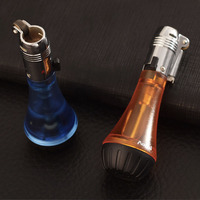 Briquet à gaz à flamme nue pour cigarette rechargeable briquet au butane accessoires pour fumeurs