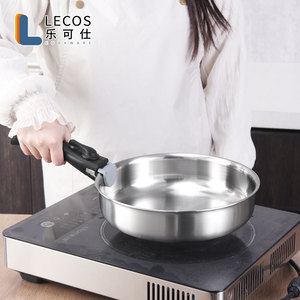 LECOS all'ingrosso OEM ultime tre volte pesante casseruola che serve cibo pentola Pfoa Free pentole pentole in acciaio inox pentole per Set da cucina - Product Image 5