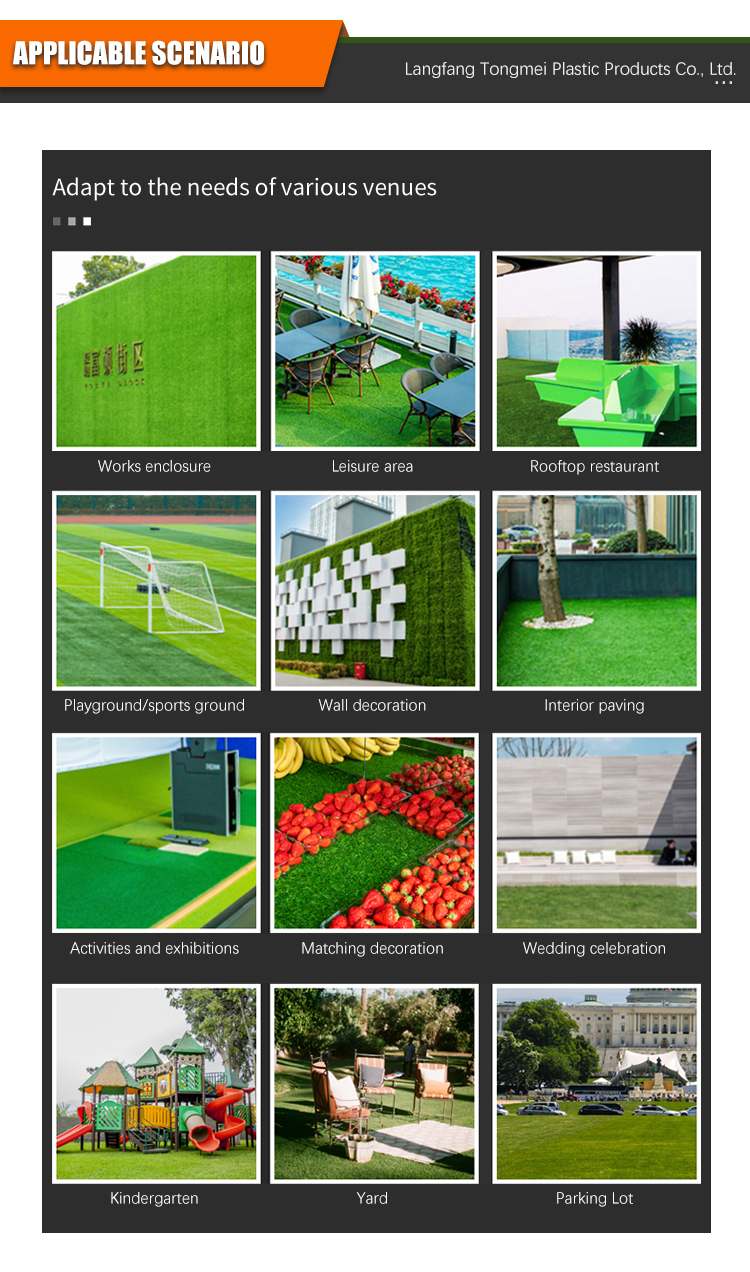 Factory Directly high quality Artificial grass price / for Football Lawn / garden and sports flooring