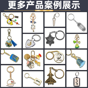 Regalos Shiguang, Llaveros Metálicos Personalizados con Grabado Creativo, Artículos de Anime, Colgantes de Dibujos Animados para Escuelas y Empresas, Anillos para Llaves - Product Image 5