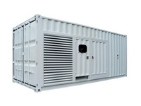 Générateur diesel de type conteneur 1500 kW, groupe électrogène en conteneur ISO, résistant aux intempéries, 50 Hz/60 Hz, pour l'alimentation en énergie des chantiers de construction et des sites isolés