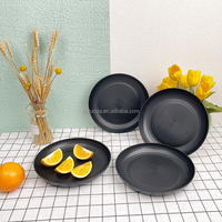 Assiettes et Plats en Plastique Incassable de 10 Pouces de Haute Qualité pour la Restauration en Gros, avec Logo, Idéales pour le Camping