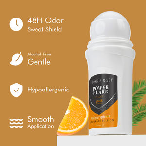 Extracción de plantas para el cuerpo de mujeres y hombres Fragancia de larga duración Desodorante Roll-on Dry Underpit Escudo de sudor natural no irritante - Product Image 2