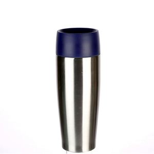 Custom Logo 15Oz <b>Double</b> <b>Wall</b> Vacuum Insulated Modern Stainless Steel Slim Travel <b>Mug</b> With Lid for Coffee & Tea - Product Image 5