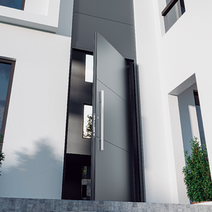 <span class=keywords><strong>Porte</strong></span> <span class=keywords><strong>d</strong></span>'<span class=keywords><strong>entrée</strong></span> pivotante moderne en aluminium blindé de grande taille pour maisons, fabriquée en Chine - Product Image 1