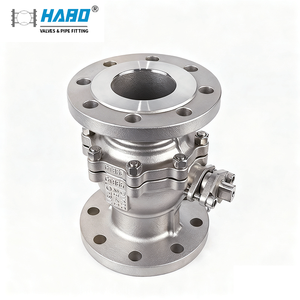 Bóng van nhà sản xuất nhà máy giá thép không gỉ mặt bích bóng van 150lb PN16 đầy đủ cổng SS304 SS316 iso5208 - Product Image 2