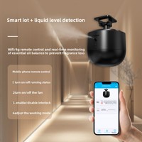 Diffuseur d'aromathérapie mural, télécommande 4G, distributeur de parfum intelligent, fonctionnement silencieux, capacité de 350 ml, automatique