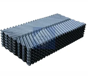 Pvc lấp đầy cho công nghiệp 400 tấn dòng chảy chéo đóng cửa loại nước tháp làm mát nhà sản xuất - Product Image 1