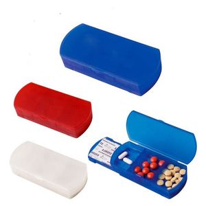 MM-BAB020 Multi-color Band aid Pill Case 3 compartments Medicine Box with plaster container