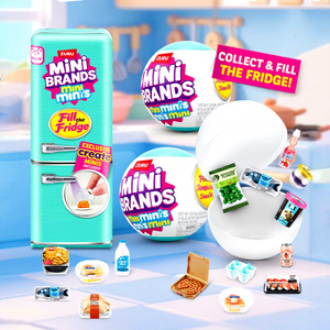 Venta al por mayor: Miniaturas originales Zuru de PVC, nevera y bola, escala 1/12, temática de películas y TV, enchufe UE/EE. UU. - Product Image 1