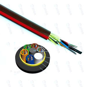 Câble à fibres optiques extérieur non métallique Mini ADSS 6, 8, 12, 24 Hilos SM, portée 120-200 m, 48, 96, <span class=keywords><strong>144</strong></span> fibres, câbles de communication - Product Image 2