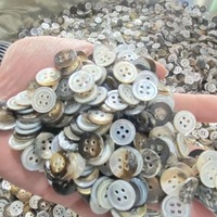 Boutons de coquille naturelle 2 trous ou 4 boutons ronds en nacre d'ormeau Bouton de nacre coquillage Logo personnalisé