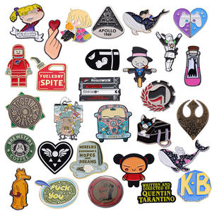 Pin de Solapa de Metal con Logotipo Personalizado del Fabricante, Insignia, Broche, Pines de Esmalte Duro y Suave, Pin Personalizado de Aleación de Zinc para Recuerdo - Product Image 2