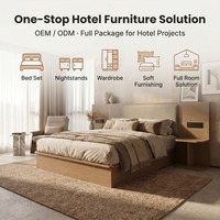 Ensemble complet de mobilier hôtelier sur mesure OEM ODM – Solution clé en main pour suite d'hôtel, hôtel-chalet, appartement et projets hôteliers