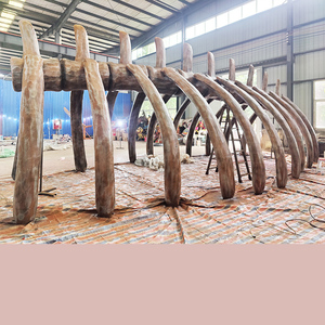Ingresso scheletro fossile <span class=keywords><strong>di</strong></span> osso <span class=keywords><strong>di</strong></span> dinosauro in gomma siliconica per il Tunnel del cancello del parco Dino - Product Image 3